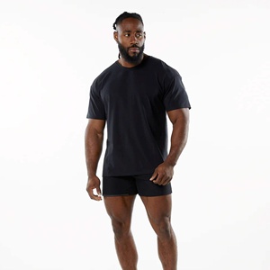 T-shirts pour hommes personnalisés 100% coton sérigraphiés lavés OEM en gros tissu peigné - Product Image 4