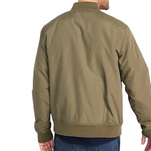 Nuevo cortavientos personalizado de nailon con cremallera para hombre, chaquetas bomber impermeables a prueba de viento de gran tamaño - Product Image 5