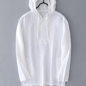 Sudadera con capucha informal de verano para hombre 2025 de Color sólido con cremallera de manga larga de secado rápido transpirable versátil diseño de moda botones - Product Image 5