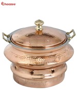 Plat de service moderne en acier inoxydable de qualité supérieure, chauffe-plat durable pour buffet, élégant récipient de service pour traiteur, mariage, banquet, fête