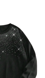 Sudadera Personalizada para Hombre con Pedrería, 100% Algodón, Estilo Urbano, Diseño Personalizado con Logotipo - Product Image 5