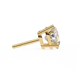 18K Gold <b>Beautiful</b> <b>Earring</b> with Lab-Grown Diamond Premium Diamond <b>Earrings</b> - Product Image 3