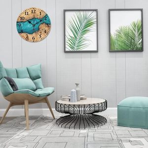 Ấn Độ xuất khẩu của đồng hồ treo tường nhựa độc quyền với phong trào yên tĩnh và được thiết kế cho không gian sống hiện đại với giá bán buôn - Product Image 3