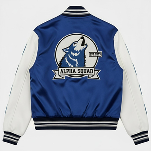 Chaqueta Universitaria de Béisbol para Hombre de Alta Calidad, Fabricada por OEM, Chaqueta Universitaria Personalizada con Bordado Chenille - Product Image 2