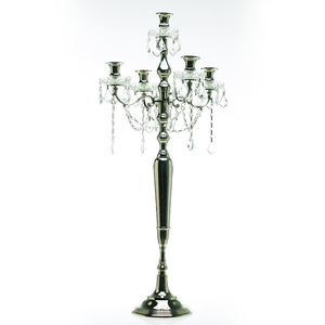 Superior Quality Handmade Aluminum Candelabra Best Wholesale Prices for Wedding <b>Decorate</b> Top Rated 5 Arms for Champagne Gold Fin - Product Image 3