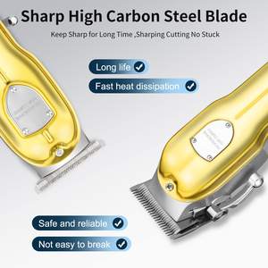 Tondeuse à cheveux sans fil professionnelle pour hommes, kit de toilettage de barbe, rechargeable par USB, tondeuse à cheveux professionnelle pour hommes - Product Image 4