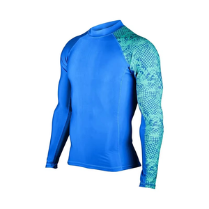 High Quality Wholesale Jiu Jitsu MMA Rash Guard <b>Swim</b> Shirts Men Custom Logo Printed <b>Long</b> <b>Sleeve</b> Breathable Sustainable Quick Dry - Product Image 5