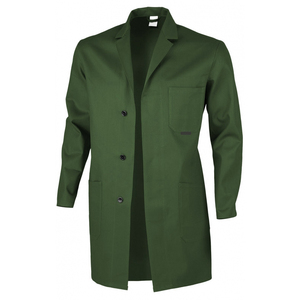 Bata de Laboratorio Unisex Verde de KATBROS INDUSTRY, Tela de Lona, Algodón/Poliéster, Uniforme de Hospital, Fusión sin Costuras para Uso Médico - Product Image 5