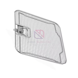 Perforated Side <b>Basket</b> with Wire Base & Lid for Surgical Instruments | Sterilization and <b>Storage</b> Solution - Product Image 6