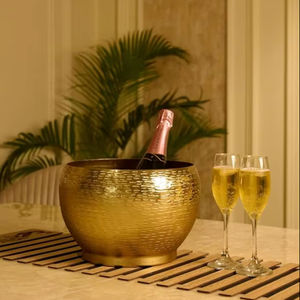 Reliable Manufacturer Professional Metal <b>Ice</b> <b>Bucket</b> Restaurant Bar Wine Champagne Cooler Party <b>Table</b> Beverage Holder - Product Image 1