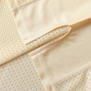 Camiseta de Fútbol Americano Deportiva para Adultos 2025, de Alta Calidad, Transpirable, que Absorbe la Humedad, de Poliéster, Lisa, Beige, Manga Corta, sin Estampado - Product Image 6