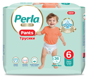 Couches jetables Midi Perla de haute qualité pour adultes et bébés avec côtés extra extensibles et barrière anti-fuites, fabriquées en Turquie - Product Image 4