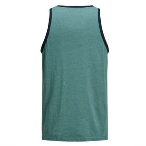 Summer Fitness Gym Wear Débardeurs pour hommes 100% Coton Garniture contrastée Logo personnalisé Débardeurs Vêtements pour hommes Plus Size Prix bon marché - Product Image 2