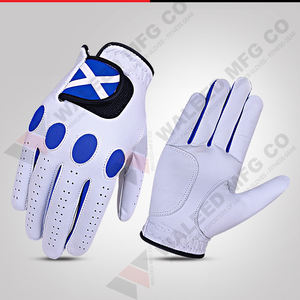 2025 New Wholesale Size Custom Golf <b>Gloves</b> Left Hand <b>Black</b> White Cabretta <b>Leather</b> Golf <b>Glove</b> For <b>Men</b> Women - Product Image 3