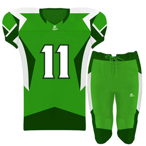 Écussons personnalisés ensemble d'uniformes de football américain sans manches porter les meilleures ventes de kit de football américain de qualité d'uniforme de sublimation - Product Image 1