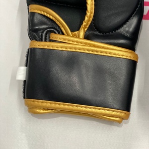 Guantes de Boxeo Personalizados de Medio Dedo para Grappling, Muay Thai, MMA, Negros, OEM ODM, Guantes de Boxeo Deportivos Profesionales para Entrenamiento - Product Image 6