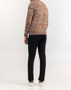 Pull à col rond pour homme en maille unie, personnalisé, OEM, pour l'hiver, respirant, pour homme - Product Image 5