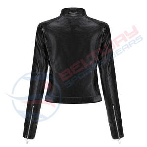 OEM de alta calidad de las mujeres de moda chaquetas de cuero lavado profesional de la fábrica hecha en Pakistán Beltway Sports - Product Image 5