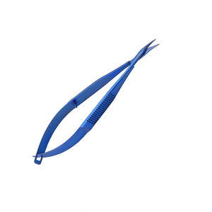 Micro tijeras de alta calidad, hoja afilada en forma de bayoneta curvada, instrumentos neurológicos quirúrgicos, Micro tijera de SurgiRight Instruments - Product Image 1