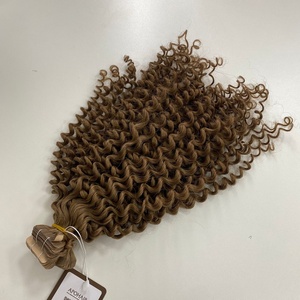 Venta al por mayor de extensiones de cabello Remy con cinta rizada profunda de 22 pulgadas 100% cabello humano ondulado natural sin procesar - Product Image 2