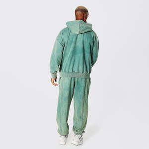 Sweat à capuche pour homme délavé à l'acide, qualité supérieure, vente chaude, pull en gros - Product Image 3