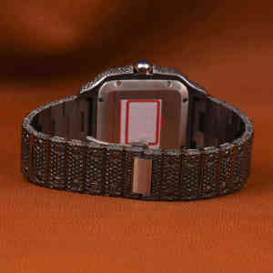 Elegante Reloj de Pulsera de Acero Inoxidable con Correa de Cuero para Hombre, Movimiento Mecánico Analógico, Cristal, Joyería de Moda - Product Image 4