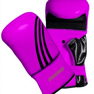 Gants de boxe personnalisés en cuir épais imperméable pour l'entraînement au sparring et aux arts martiaux - Product Image 2