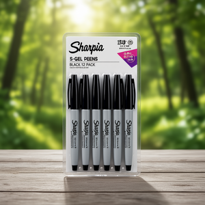 <b>Sharpie</b> S-Gel Gel <b>Pens</b> 0.7mm <b>Black</b> 12-Pack - Product Image 3