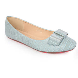 รองเท้าส้นสูงผู้หญิง Chase Value รุ่น 810-124 หนังเทียม สีฟ้า - Product Image 1
