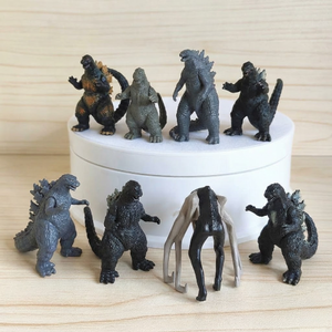 Set de 8 Figuras de Acción de <span class=keywords><strong>Godzilla</strong></span> de PVC a Escala 1/100, Temática de Películas <span class=keywords><strong>y</strong></span> TV, Modelo de Micropaisaje - Product Image 2