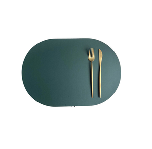 Leather Plate Mats and <b>Table</b> Mat Placement Mats for <b>Dining</b> <b>Table</b> <b>Placemat</b> Round Shape and Hot Sale - Product Image 3