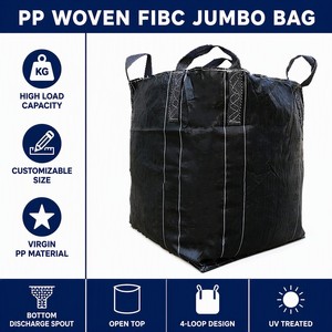 Industrieller PP FIBC Atmungsaktiver Flachboden-Ton-Jumbo-Sack 1000Kg 2000Kg Traglast 5:<span class=keywords><strong>1</strong></span> Sicherheitsfaktor für Industriebau - Product Image 1