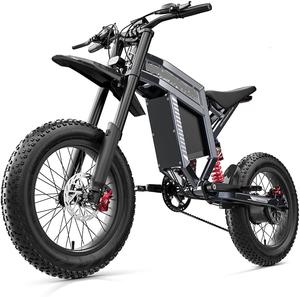Bicicleta Eléctrica HYBEE S900 con Doble Suspensión, Motor de 60V 30AH, Llanta Trasera de 20'', Neumático Ancho - Product Image 1