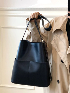 Bolso de hombro de diseñador para mujer, gran capacidad, uso diario, bolso de cuero para mujer, bolsos de cuero genuino personalizados de alta calidad - Product Image 2