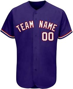 Camiseta de béisbol y softbol personalizable de alta calidad, transpirable, estirable, tela antibacteriana, uniforme de softbol, camiseta propia - Product Image 4