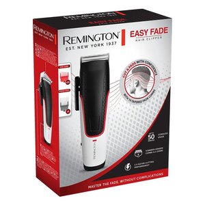 Tondeuse à cheveux professionnelle rechargeable EASY FADE HC500 Noir Blanc USB - Product Image 2