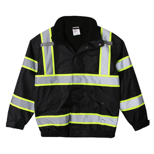 Chaqueta Reflectante Impermeable de Alta Visibilidad OEM al por Mayor con Logotipo Personalizado, Durabilidad de Larga Duración, Hecha en Pakistán. - Product Image 5