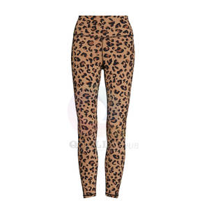 Mallas de gimnasio para mujer con logotipo personalizado de alta calidad Material transpirable en color sólido Ropa informal de fabricante profesional - Product Image 1