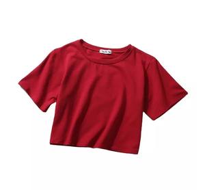 Camiseta de diseño personalizado para mujer, venta al por mayor, gran oferta, cuello redondo, Media manga, logotipo frontal transpirable fácil para invierno - Product Image 2