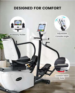 Máquina de Entrenamiento de Fisioterapia, Stepper, Bicicleta Elíptica Reclinada, Cross Trainer para Rehabilitación - Product Image 6
