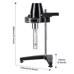 Viscometro Digital Rotativo com Temperatura Viscometro de Laboratório com Saída de Dados, Medidor de Viscosidade 10-6,000.000 MPa.s, Testador 100-240V - Product Image 3