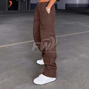 Pantalones Jogger Cargo Transpirables Casuales para Hombre con Múltiples Bolsillos, Frente Plano, Diseño al por Mayor para Correr y Trabajo al Aire Libre - Product Image 3