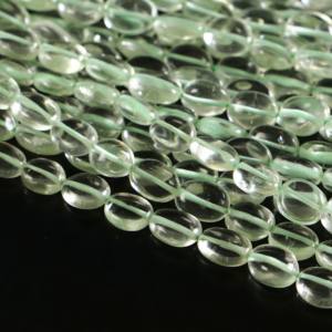 Proveedor mayorista de cuentas de amatista verde natural, cuentas de amatista lisas y ovaladas para la fabricación de joyas, por mayorista indio a granel - Product Image 5