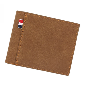 Portefeuille en cuir véritable de style vintage de conception française, logo personnalisé, finition de couture de qualité supérieure, fabriqué en France, modèle FD0000304 - Product Image 3