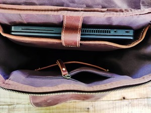 Handmade Vintage Leather <b>Rucksack</b> Personalised <b>Laptop</b> Backpack for Men Women Sport Style Trekkin Hiking Duffle <b>Bag</b> for Travel - Product Image 3