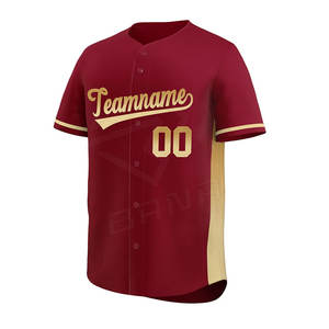 Conjunto de Camiseta de Béisbol Transpirable para Hombre, Talla Grande, Alta Calidad, Antibacteriano, Secado Rápido, Diseño Personalizable - Product Image 3