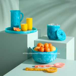 Cuencos de resina para comida o ensaladas Cuencos pequeños de resina para servir pasta y cereales - Product Image 2