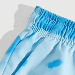 Vente en gros de shorts décontractés en nylon pour hommes, numérique respirant, séchage rapide, haute qualité, nouveau design, fermeture à la taille élastique, toile unie - Product Image 3