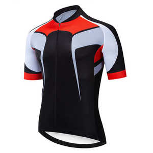 Professionnel sur mesure multicolore vêtements de sport maillot de cyclisme respirant coupe ajustée été maillot d'entraînement à séchage rapide pour adultes - Product Image 6