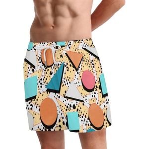 Pantalones cortos de baño estampados con diseño de logotipo personalizado, ligeros, 100% de poliéster, de secado rápido, para piscina, Surf, ropa de playa, antiarrugas, característica High Street - Product Image 4